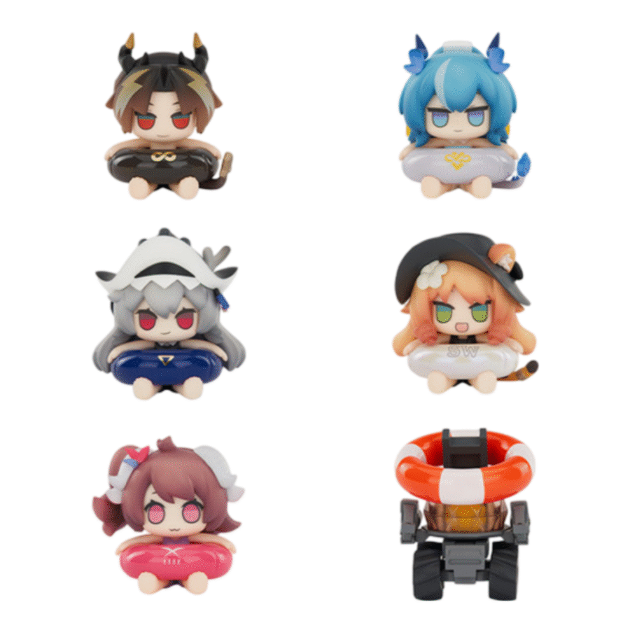 Anime Arknights Characters Rhodes Island Beach Party Figure Toy Anime Arknights Characters Rhodes Island Beach Party Figure Toy