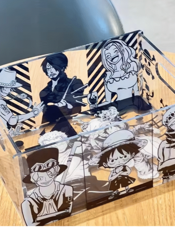 One Piece Anime Acrylic Splicing Storage Box