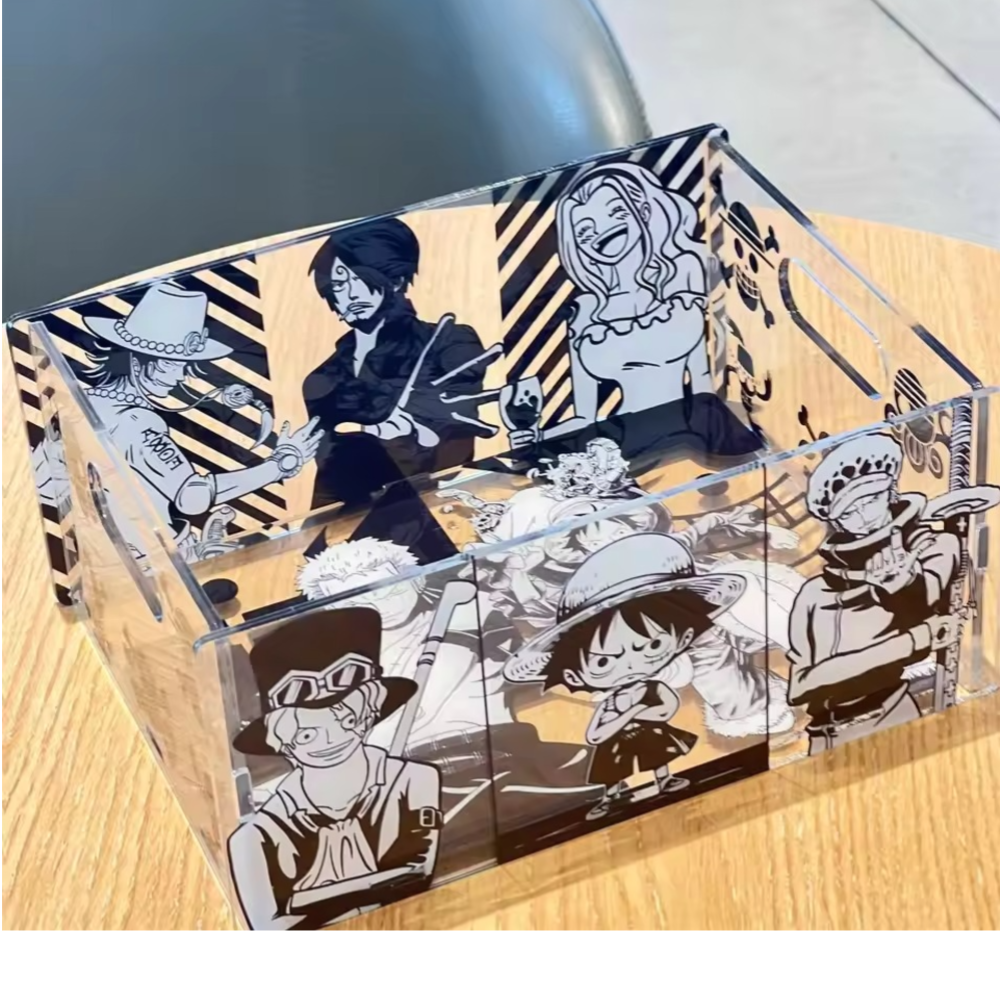 One Piece Anime Acrylic Splicing Storage Box One Piece Anime Acrylic Splicing Storage Box