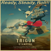 Anime Trigun Stampede Painting Poster Wall Art