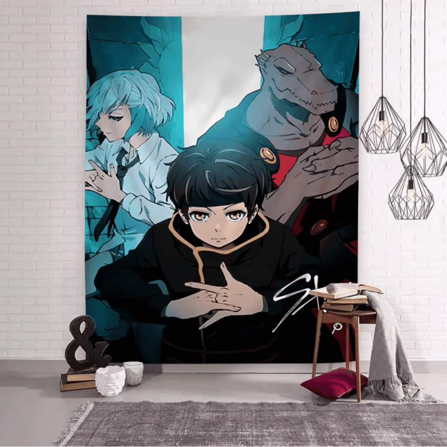 Anime Tower Of God Wall Hanging Tapestries Anime Tower Of God Wall Hanging Tapestries