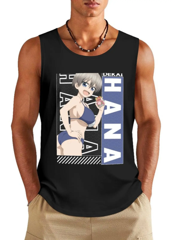 Anime Uzaki-Chan Wants To Hang Out! Hana Uzaki Sleeveless Tank Top
