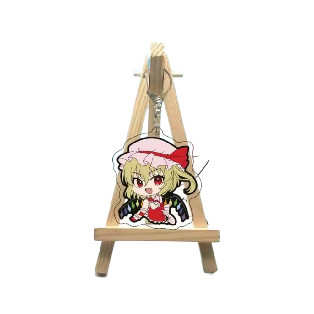 Anime Touhou Project Flandre Scarlet Keychain Pendant Anime Touhou Project Flandre Scarlet Keychain Pendant
