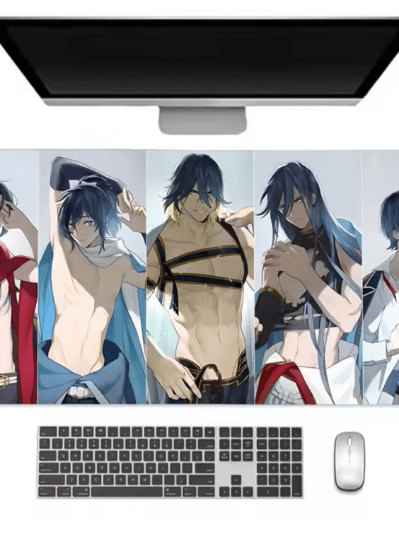 Anime Touken Ranbu Characters Mouse Pad