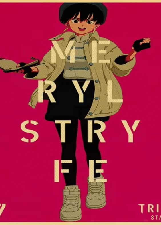 Anime Trigun Meryl Stryfe Poster Wall Art