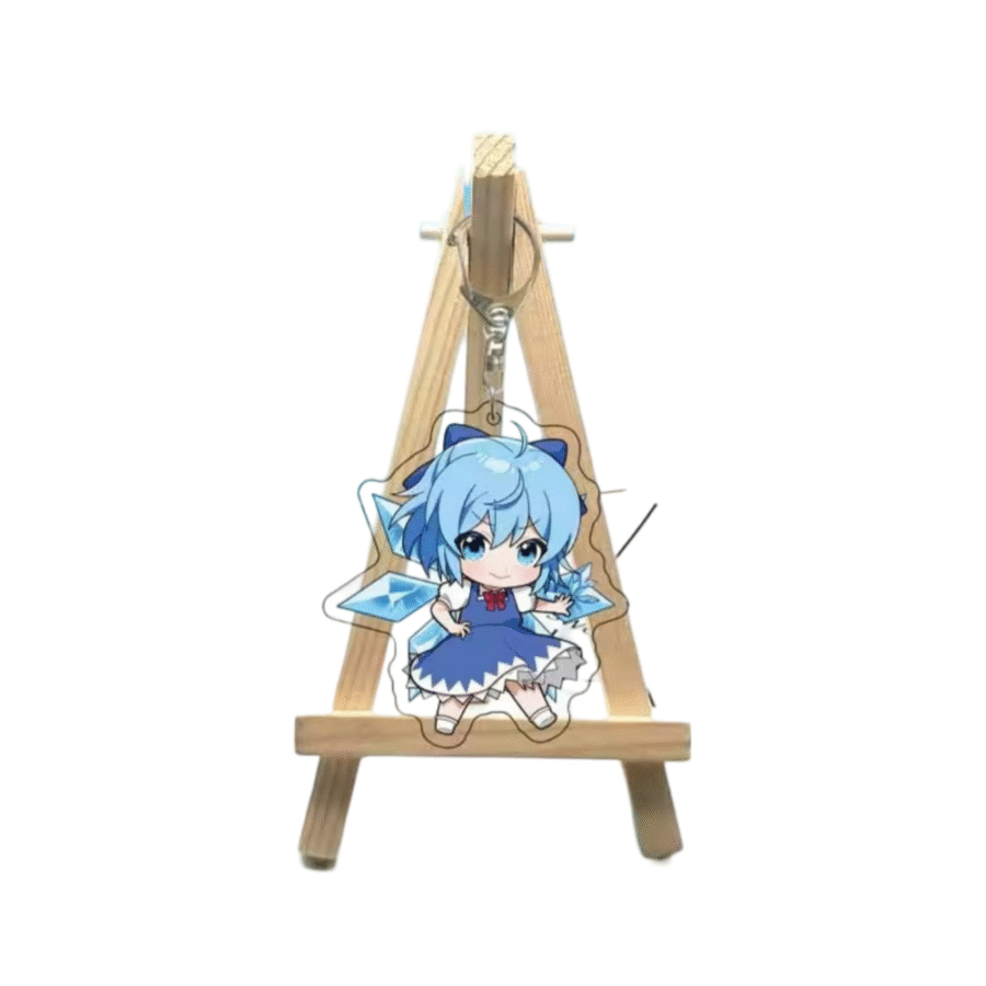 Anime Touhou Project Cirno Keychain Pendant Anime Touhou Project Cirno Keychain Pendant