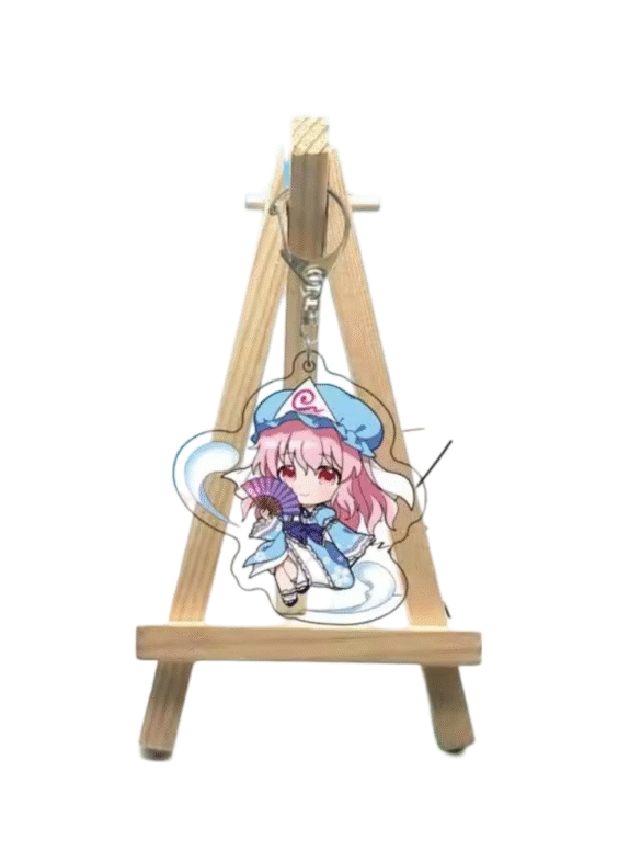 Anime Touhou Project Yuyuko Saigyouji Keychain Pendant