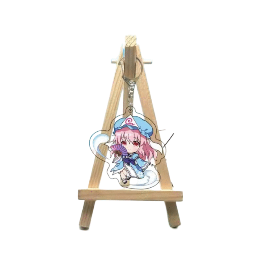 Anime Touhou Project Yuyuko Saigyouji Keychain Pendant Anime Touhou Project Yuyuko Saigyouji Keychain Pendant