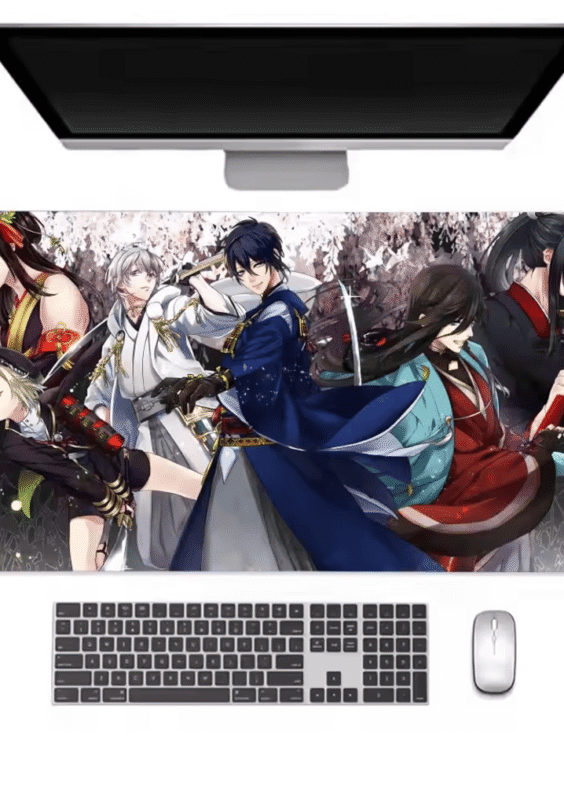 Touken Ranbu Anime Characters Print Desk Mat