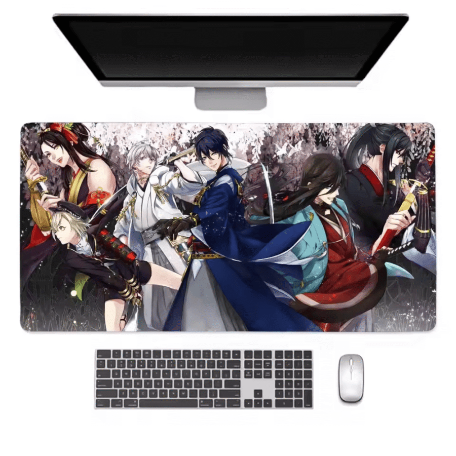 Touken Ranbu Anime Characters Print Desk Mat Touken Ranbu Anime Characters Print Desk Mat