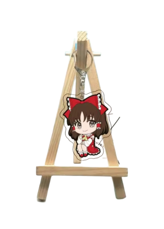 Anime Touhou Project Reimu Hakurei Keychain Pendant