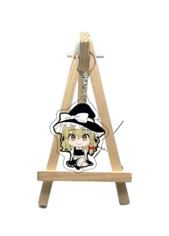 Anime Touhou Project Marisa Kirisame Keychain Pendant