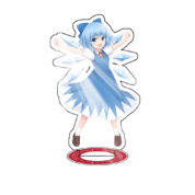 Anime Touhou Project Cirno Acrylic Stand