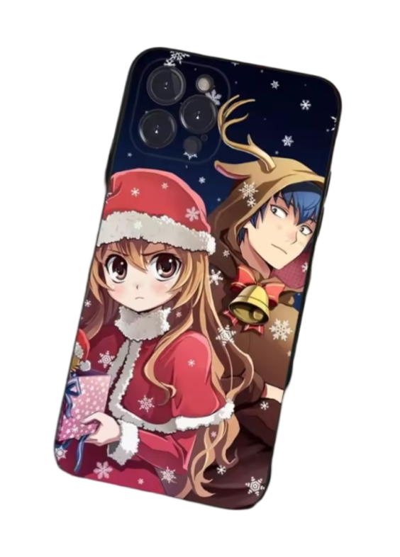Christmas Anime Toradora! Ryūji Takasu And Taiga Aisaka Mobile Case For iPhone