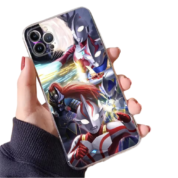 Ultraman Character Anime Phone Case For iPhone