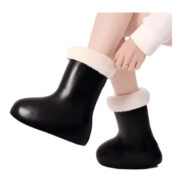 Anime Astro Boy Black Plus Velvet Boots
