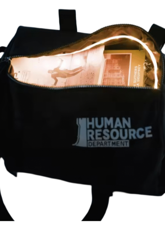 Anime Arknights Human Resource Department LED Travel Bag
