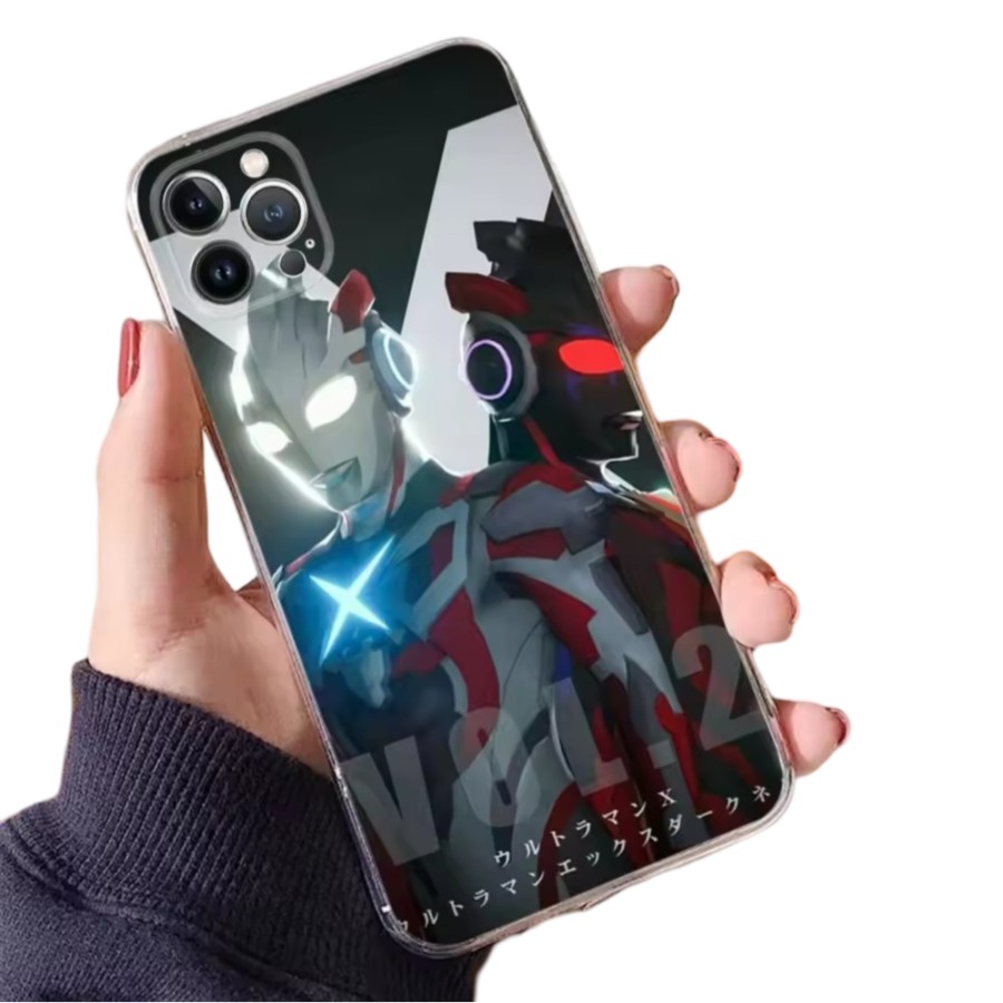 Anime Ultraman X And Orb Phone Case For iPhone