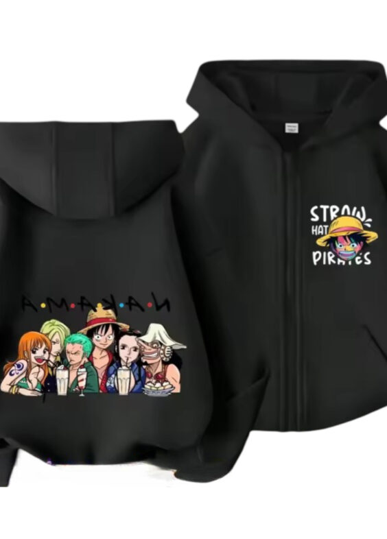 Anime One Piece Character Zipper Hoodie