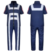 Anime My Hero Academia Izuku Midoriya Blue Uniform Cosplay Costume