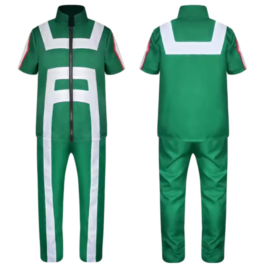 Anime My Hero Academia Izuku Midoriya Green Uniform Cosplay Costume Anime My Hero Academia Izuku Midoriya Green Uniform Cosplay Costume