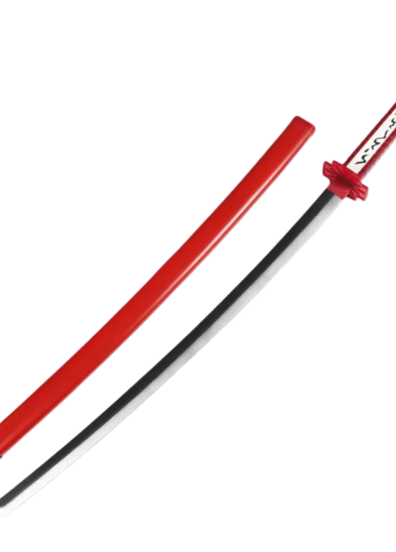 104cm Anime Akame Ga Kill Teigu Murasame Poison Strike Night Raid Sword Red Wooden Weapon