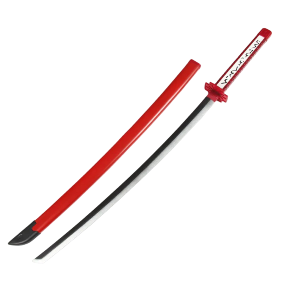 104cm Anime Akame Ga Kill Teigu Murasame Poison Strike Night Raid Sword Red Wooden Weapon