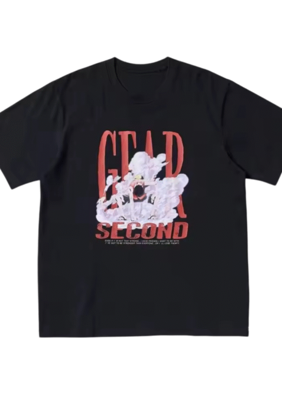 Anime One Piece 25th Anniversary Gear Second Luffy T-Shirt