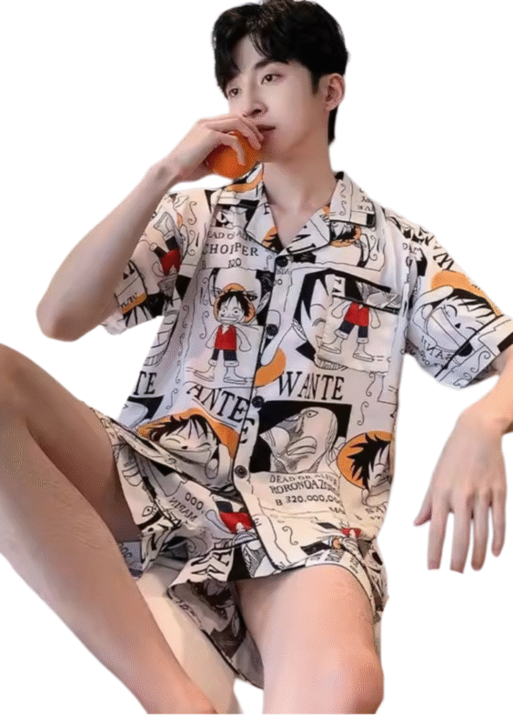 Anime One Piece Home Suit Two-Piece Set