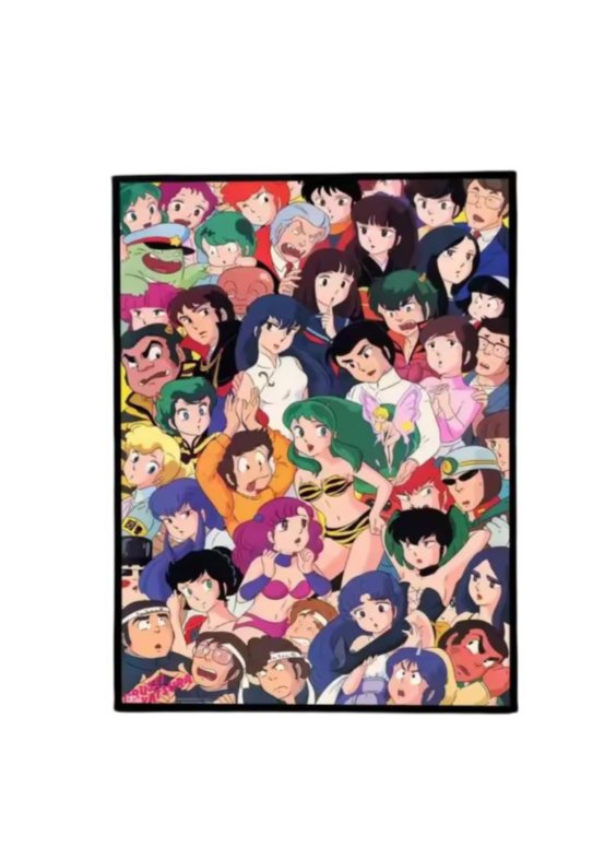 Urusei Yatsura Anime Character Poster Wall Art