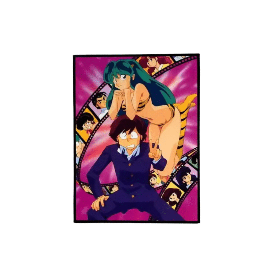 Anime Urusei Yatsura Ataru Moroboshi And Lum Poster Wall Art Anime Urusei Yatsura Ataru Moroboshi And Lum Poster Wall Art