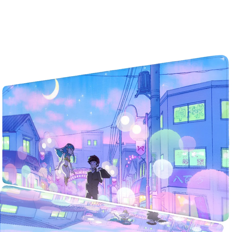 Urusei Yatsura Anime Lum And Ataru Moroboshi Gaming XXL Keyboard Pad
