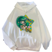 Anime Urusei Yatsura Lum White Hoodie
