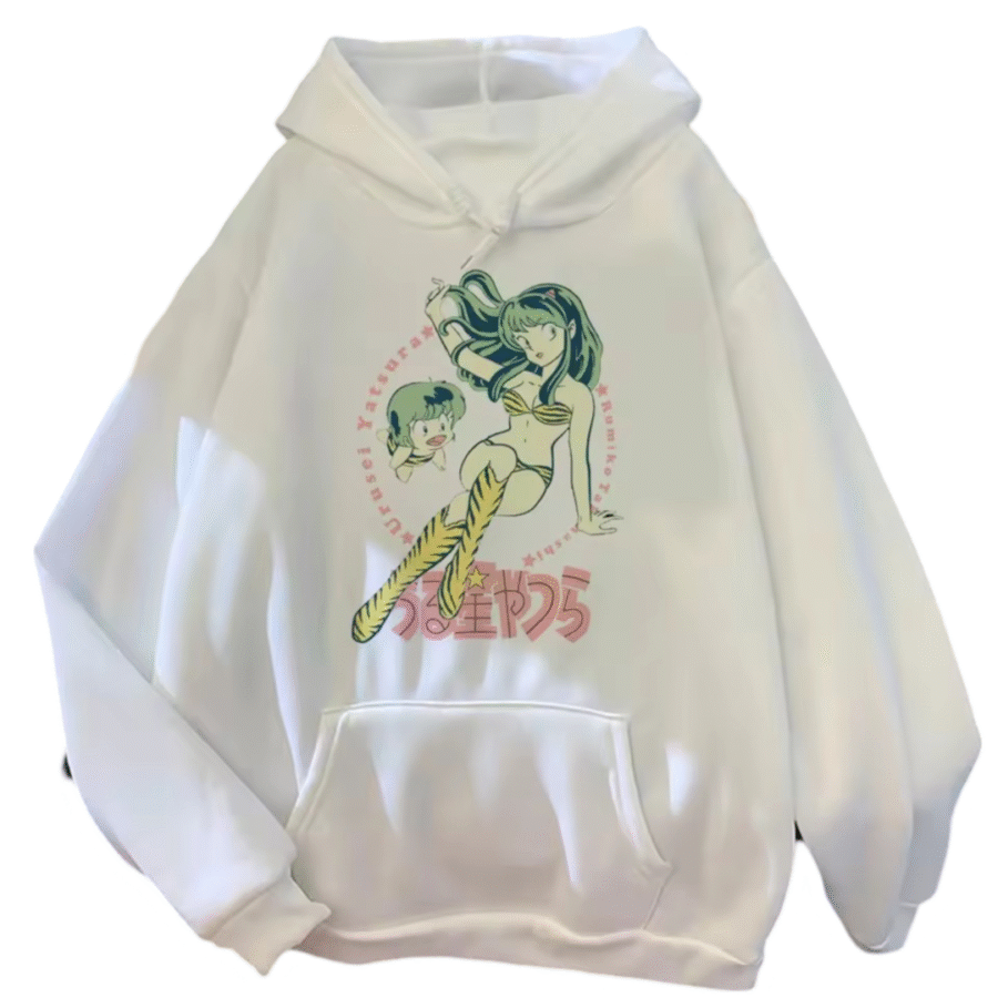 Anime Urusei Yatsura Lum Printed Hoodie Anime Urusei Yatsura Lum Printed Hoodie