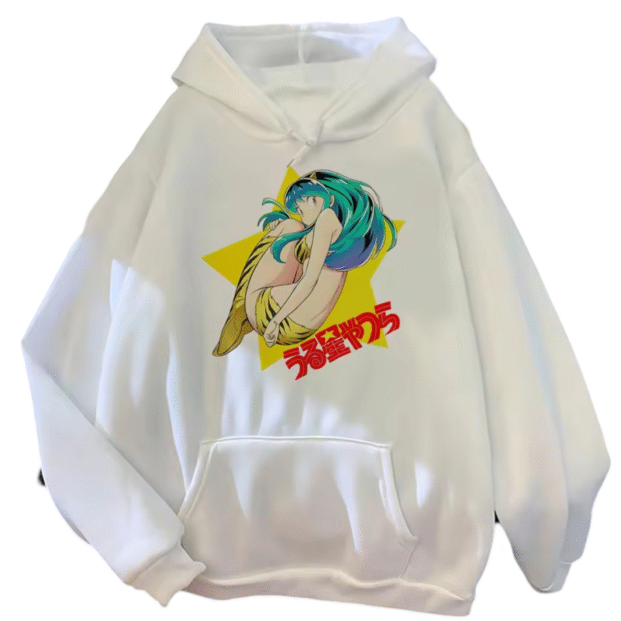 Urusei Yatsura Anime Lum Printed Hoodie Urusei Yatsura Anime Lum Printed Hoodie