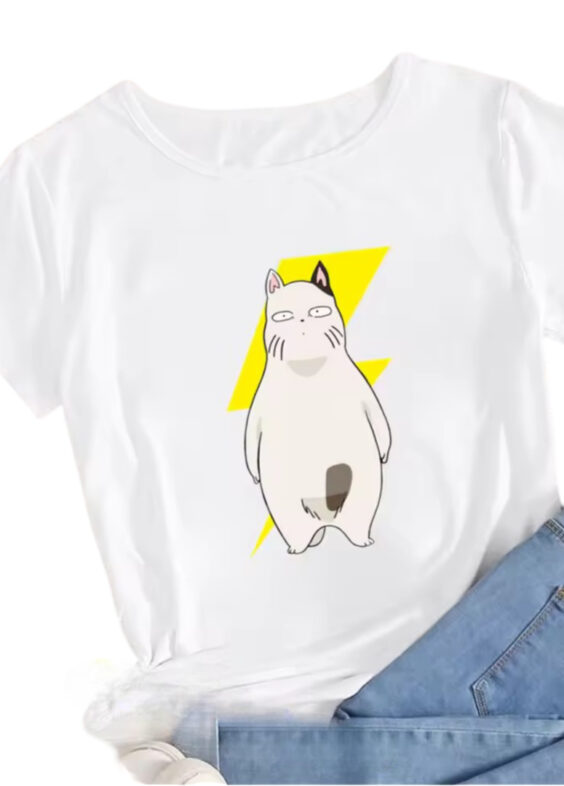 Anime Urusei Yatsura Kotatsu-Neko T-Shirt