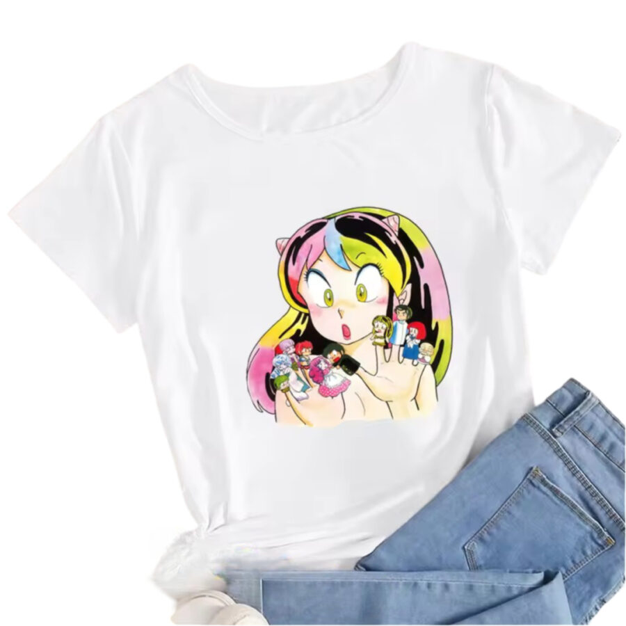 Urusei Yatsura Anime Lum White T-Shirt