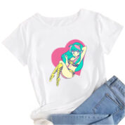 Anime Urusei Yatsura Lum Printed T-Shirt