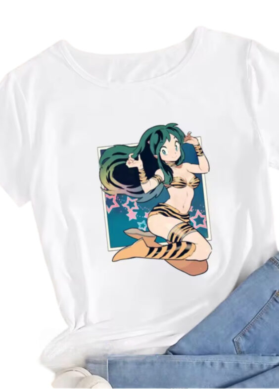 Anime Urusei Yatsura Lum Casual T-Shirt
