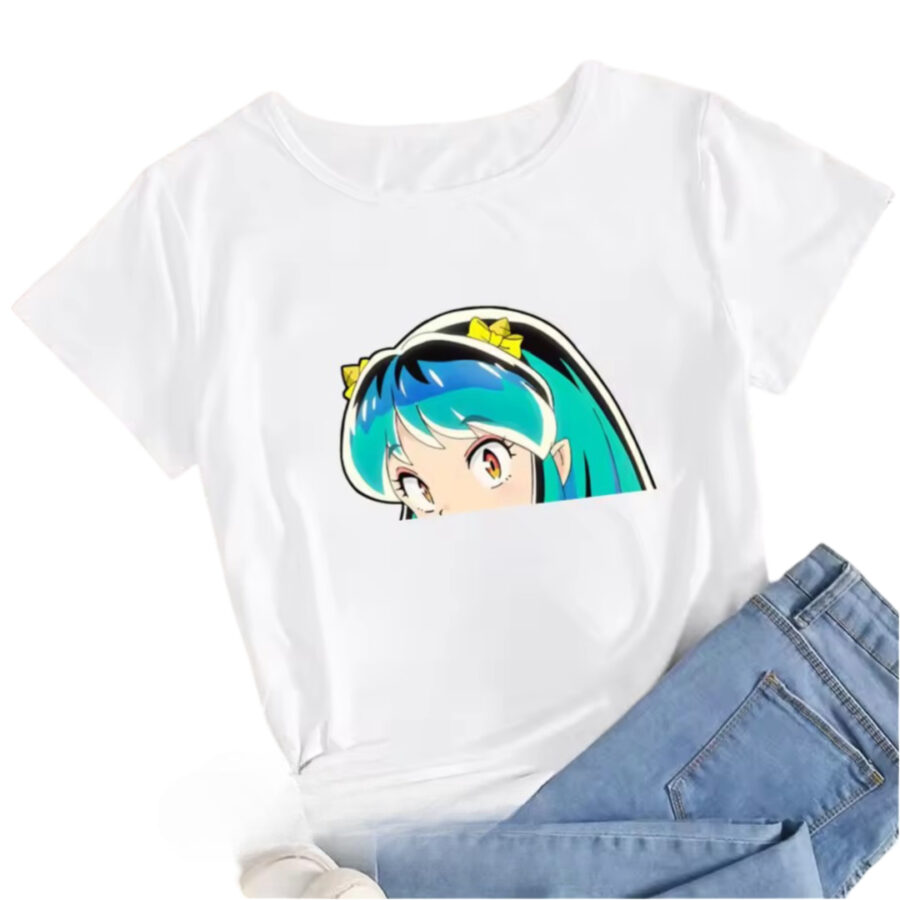 Urusei Yatsura Lum Anime T-Shirt For Women Urusei Yatsura Lum Anime T-Shirt For Women