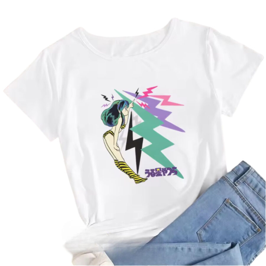 Anime Urusei Yatsura Lum T-Shirt For Women Anime Urusei Yatsura Lum T-Shirt For Women