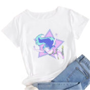 Anime Urusei Yatsura Lum Printed Casual T-Shirt