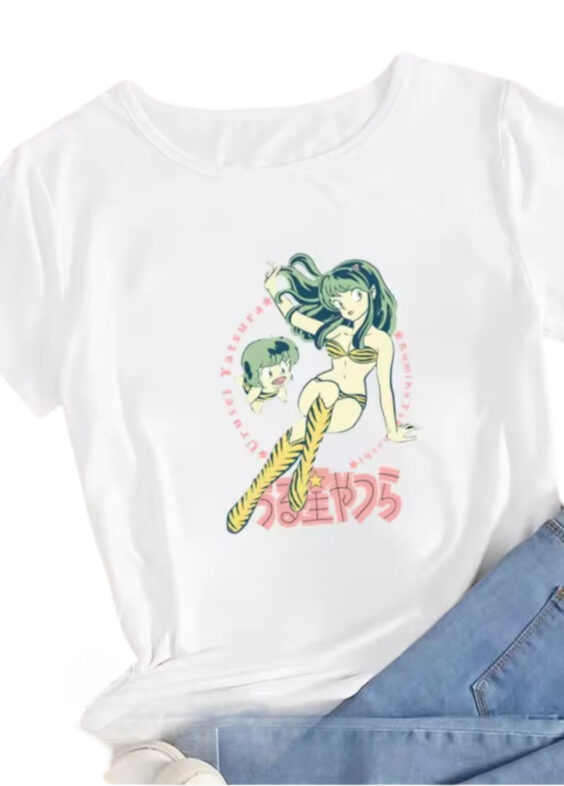 Urusei Yatsura Anime Lum Casual T-Shirt