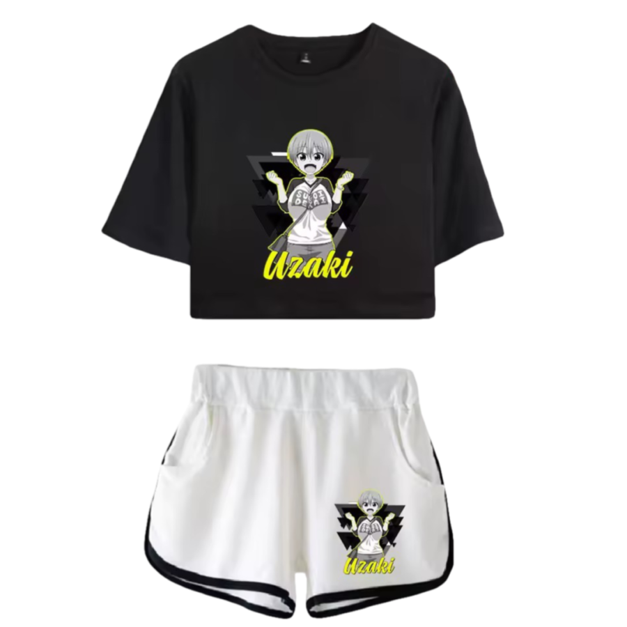 Uzaki-Chan Wants To Hang Out! Hana Uzaki Anime Top And Shorts Set