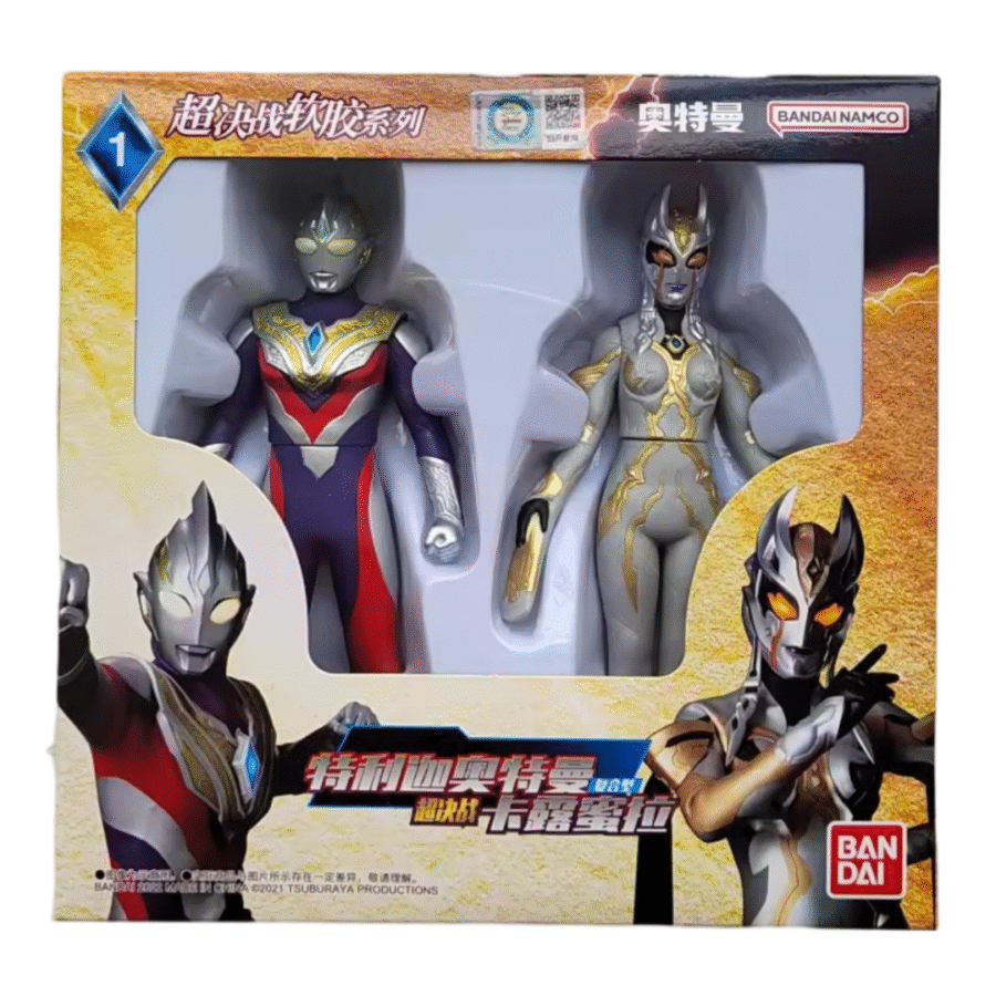 Anime Ultraman Tiga And Carmeara Action Figure Toy Set Anime Ultraman Tiga And Carmeara Action Figure Toy Set