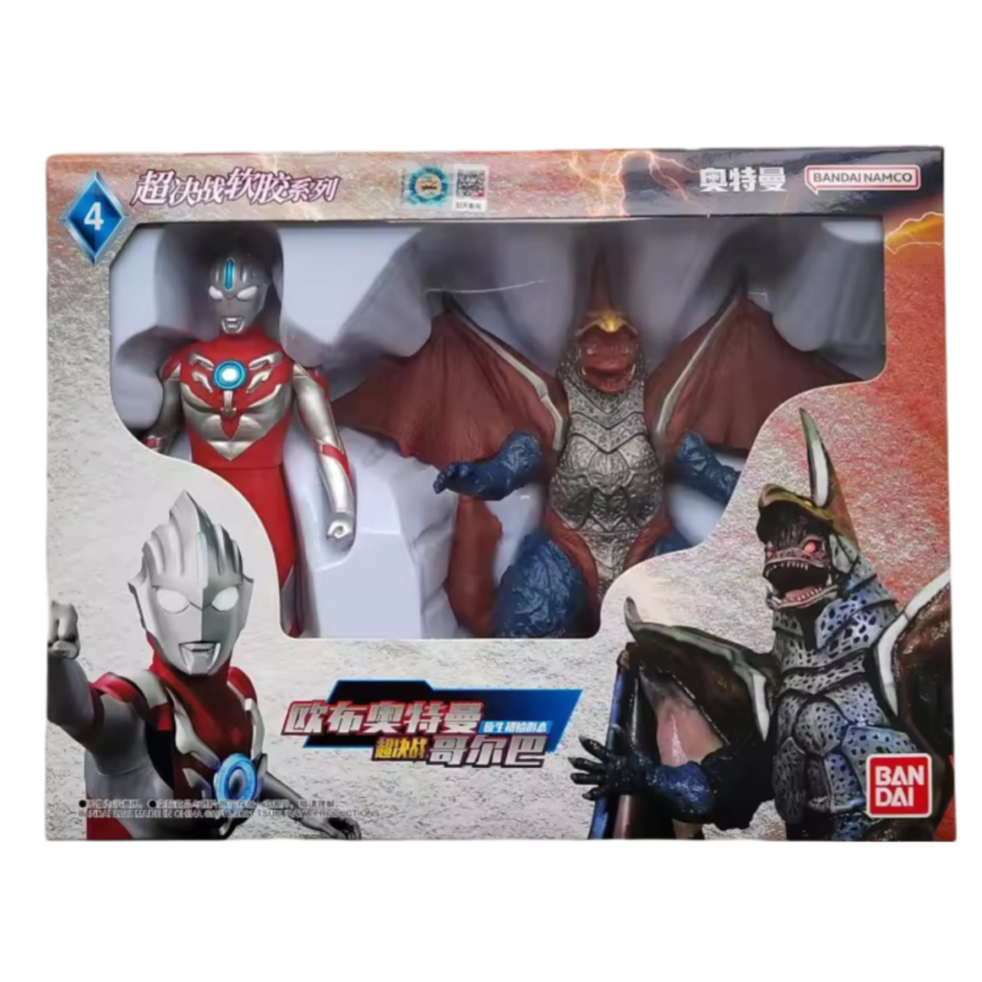 Anime Ultraman Orb And Ultra Monster Golber Action Figure Toy Set