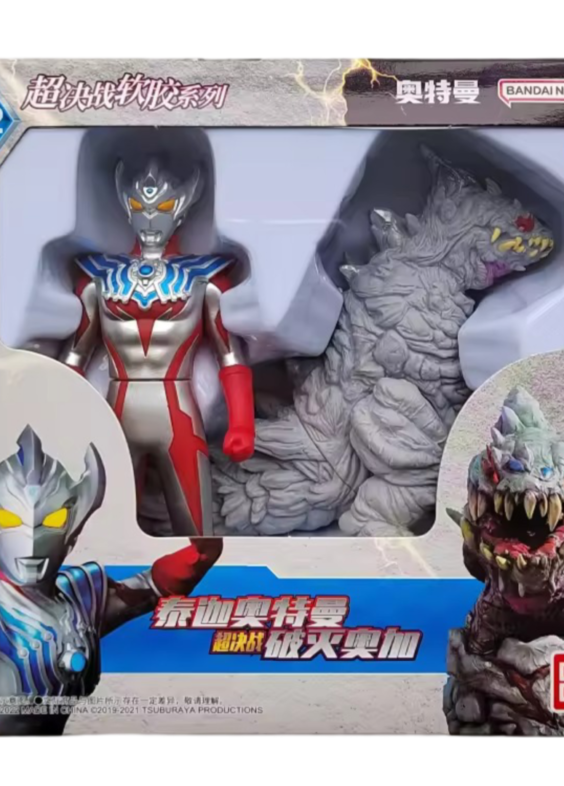 Anime Ultraman Taiga And Ultra Monster Metsu-Oga Action Figure Toy Set