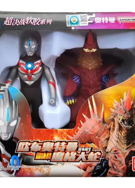 Anime Ultraman Orb And Maga-Orochi Action Figure Toy Set