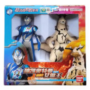 Anime Ultraman Decker Miracle Type And Ultraseven Eleking Action Figure Toy Set