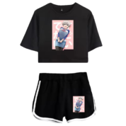 Anime Uzaki-Chan Wants To Hang Out! Hana Uzaki Printed Top And Shorts Set